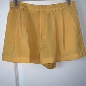 Yellow shorts
